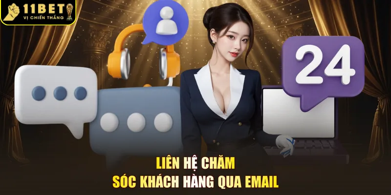 Liên hệ chăm sóc khách hàng qua Email 
